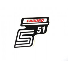 Nálepka bočná Enduro červená